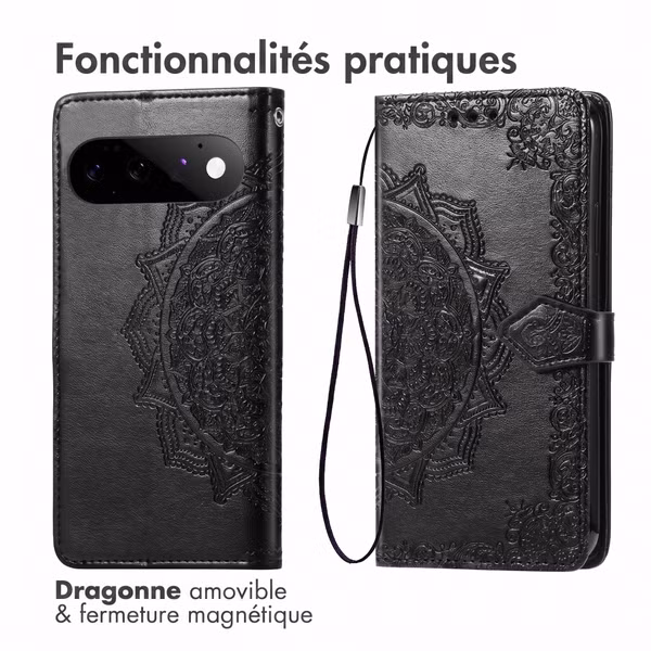 imoshion Etui de télephone Mandala Google Pixel 11 - Noir