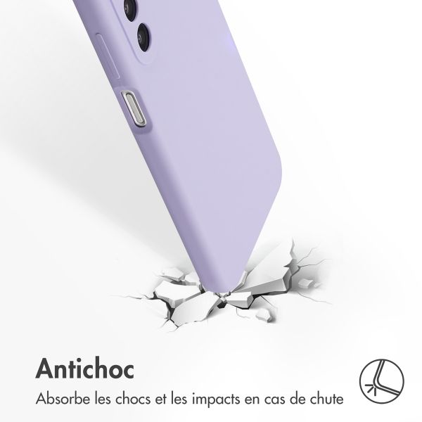 Accezz Coque Liquid Silicone Samsung Galaxy A26 - Violet