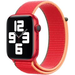 Apple Bracelet Sport Loop Apple Watch Series 1 t/m 11 / SE / Ultra (44/45/46/49 mm) - Red & Colour