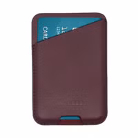 Accezz Leather Cardholder MagSafe - Porte-cartes avec MagSafe - Heath Purple