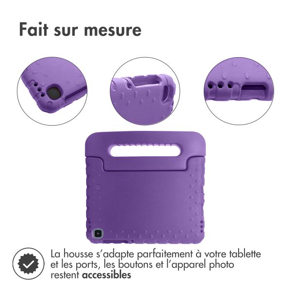 imoshion Coque kidsproof avec poignée Galaxy Tab A7 Lite - Violet