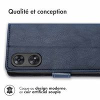 imoshion Étui de télephone portefeuille Oppo Reno 8 T (4G) - Bleu foncé