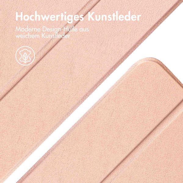 imoshion Coque tablette Trifold Samsung Galaxy Tab S8 / S7 - Rose Doré