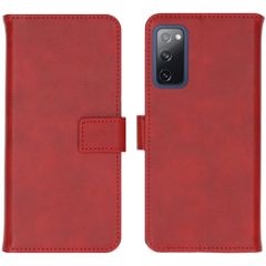 imoshion Étui de télephone portefeuille de luxe Samsung Galaxy S20 FE - Rouge