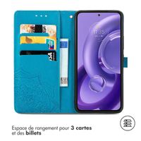 imoshion Etui de télephone Mandala Motorola Edge 30 Neo - Turquoise