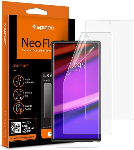 Spigen Protection d'écran Neo Flex Duo Pack Galaxy Note 10 Plus