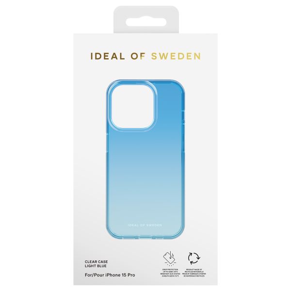 iDeal of Sweden Coque Clear Apple iPhone 15 Pro - Light Blue