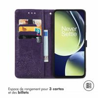 imoshion Etui de téléphone portefeuille Mandala OnePlus Nord CE 3 Lite - Violet