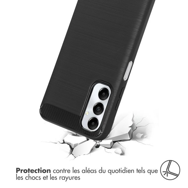 imoshion Coque Brushed Samsung Galaxy A05s - Noir