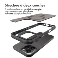imoshion Rugged Hybrid Carbon Case avec MagSafe Apple iPhone 16 Pro Max - Noir