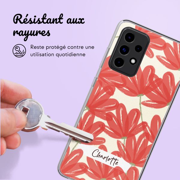Coque avec votre propre photo et/ou texte Samsung Galaxy A52(s) (5G/4G) - Bloemen