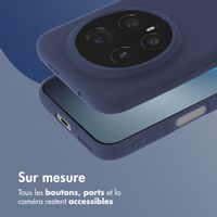 imoshion Coque Couleur Honor Magic8 Pro - Bleu foncé