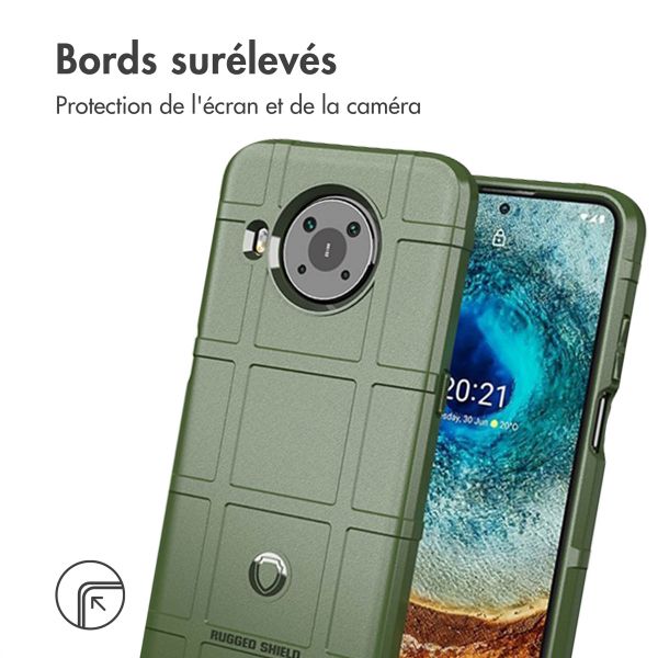 imoshion Coque Arrière Rugged Shield Nokia X10 / X20 - Vert