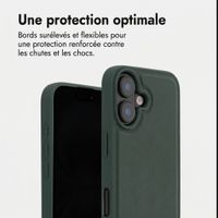 Accezz Coque arrière Edge avec MagSafe Apple iPhone 16 - Vert