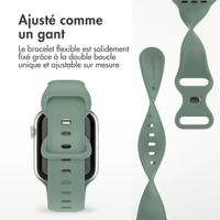 imoshion Bracelet en silicone⁺ Apple Watch Series 1 t/m 9 / SE (38/40/41 mm) | Series 10 / 11 (42 mm) - Taille S/M - Pine