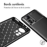 imoshion Coque silicone Carbon Xiaomi 12 Pro - Noir