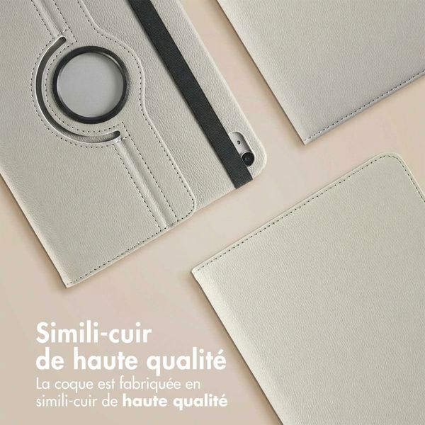 imoshion Coque tablette rotatif à 360° Apple iPad 11 (2025) 11 pouces A16 / iPad 10 (2022) 10.9 pouces - Gris