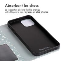 imoshion Étui de téléphone portefeuille Design iPhone 11 - Smoke Green Flowers