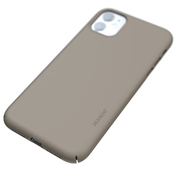 Nudient Coque Thin iPhone 11 - Clay Beige