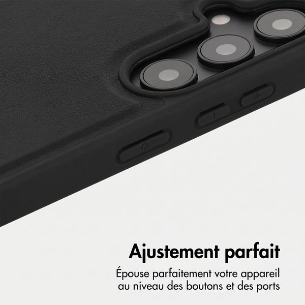 Accezz Coque arrière Edge avec MagSafe Samsung Galaxy S25 - Noir
