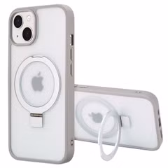 Accezz Coque Ring Stand avec MagSafe Apple iPhone 13 - Gris