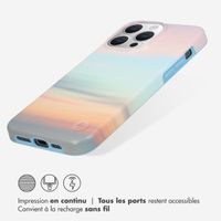 Selencia Aurora Coque Fashion iPhone 15 Pro Max - Coque durable - 100% recyclée - Sky Sunset Multicolor