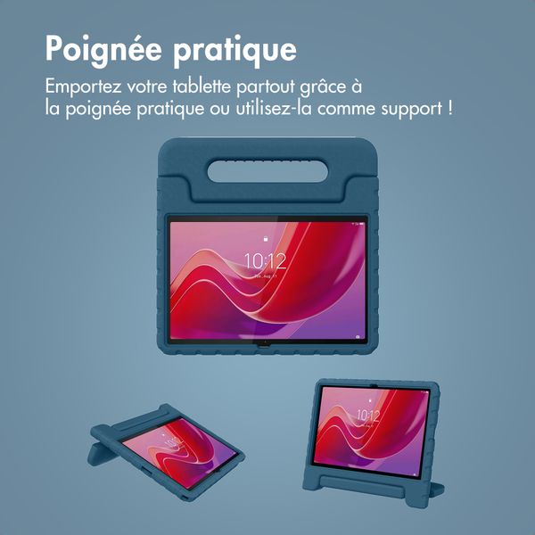 imoshion Coque kidsproof avec poignée Lenovo Tab M11 - Bleu foncé