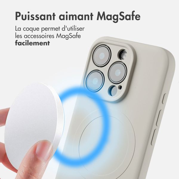imoshion Coque Couleur avec MagSafe Apple iPhone 16 Pro - Beige