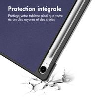 imoshion Coque tablette Trifold Samsung Galaxy Tab S10 FE Plus - Bleu foncé