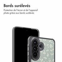 imoshion Coque Design Samsung Galaxy A57 (5G) - Smoke Green Flowers