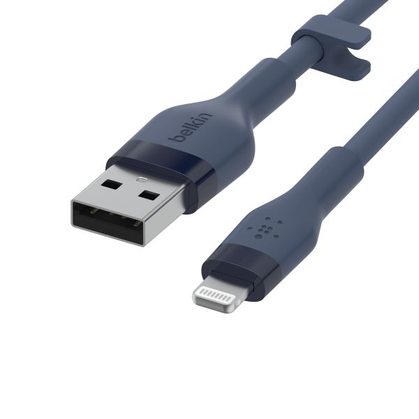 Belkin Câble Boost↑Charge™ USB-A vers Lightning en silicone - 1 mètre  - Bleu