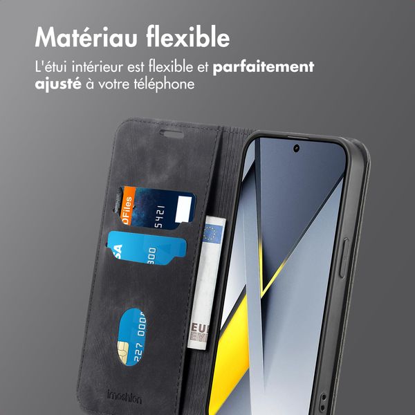 imoshion Étui de téléphone portefeuille Slim Xiaomi Poco F8 Pro - Noir