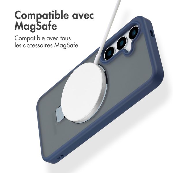 Accezz Coque Ring Stand avec MagSafe Samsung Galaxy S24 - Blue