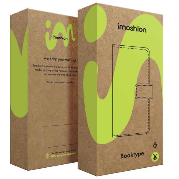 imoshion Design Softcase Bookcase Samsung Galaxy A32 (5G) - White Graphic