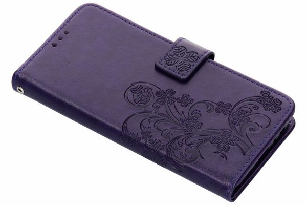 Etui de téléphone Fleurs de Trèfle Samsung Galaxy J6 Plus
