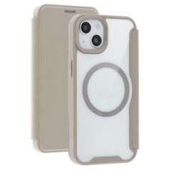 imoshion Bookcase transparente avec MagSafe Apple iPhone 14 / 13 - Beige