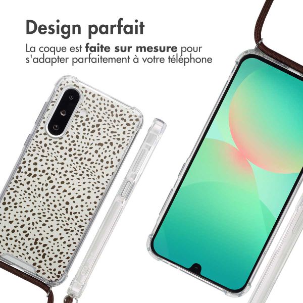 imoshion Coque Design avec cordon Samsung Galaxy A26 - Desert Dots