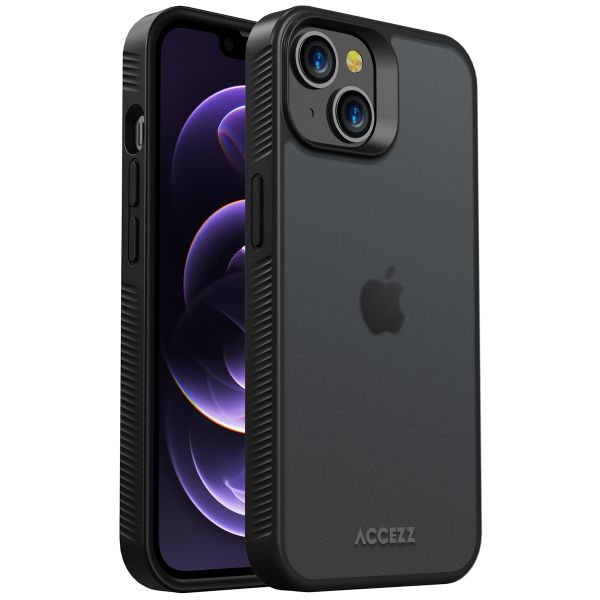 Accezz Coque Givrée Robuste Apple iPhone 14 - Noir
