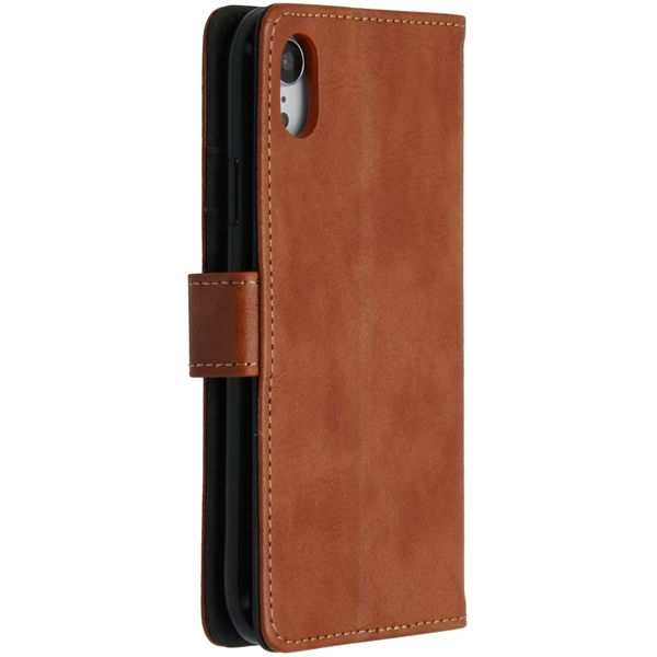imoshion Étui de téléphone portefeuille Luxe Apple iPhone Xr - Brun