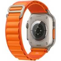 Apple Alpine Loop Band Apple Watch Series 1-10 / SE / Ultra (2) - 42/44/45/46/49 mm - Taille L - Orange