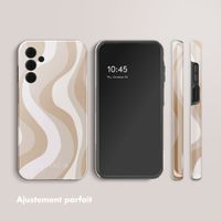 Selencia Coque arrière Vivid Tough Samsung Galaxy A15 - Desert Waves Beige