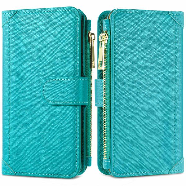 imoshion Porte-monnaie de luxe iPhone 13 Pro Max - Turquoise