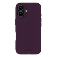 Holdit Coque Silicone Apple iPhone 16 - Deep Plum