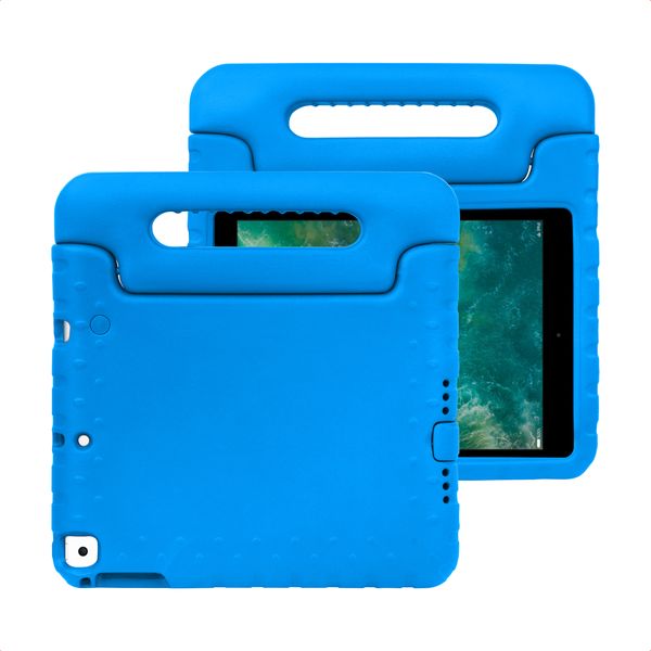 imoshion Coque kidsproof avec poignée Apple iPad 6 (2018) 9.7 pouces / iPad 5 (2017) 9.7 pouces - Bleu