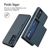 imoshion Coque arrière avec porte-cartes Samsung Galaxy S20 FE - Bleu foncé