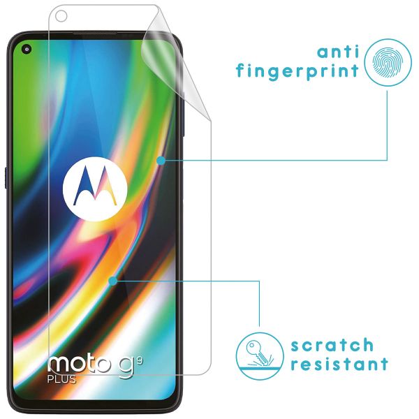 imoshion Protection d'écran Film 3 pack Motorola Moto G9 Plus