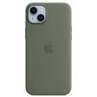 Apple Coque en silicone MagSafe Apple iPhone 14 Plus - Olive