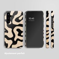Selencia Coque arrière Vivid Samsung Galaxy S25 FE - Art Wave Black