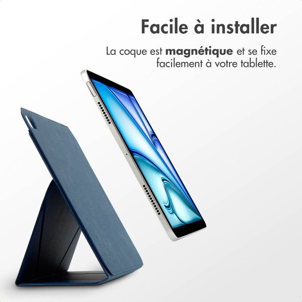 Accezz High Stand tablet case Apple iPad Air 11 pouces (2025) M3 / (2024) M2 / Air 5 (2022) / Air 4 (2020) - Bleu foncé