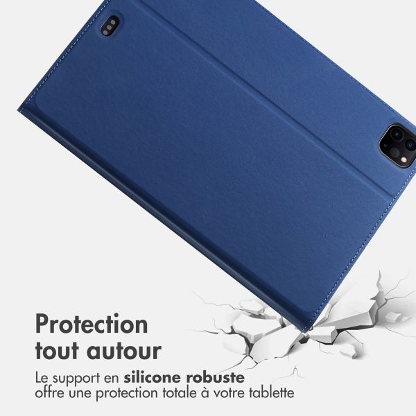 Accezz Coque tablette Classic Apple iPad Pro 12.9 (2022) / Pro 12.9 (2021) / Pro 12.9 (2020) - Bleu foncé